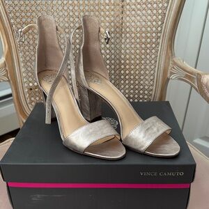 Vince Camuto Women's Metallic Heeled Sandals